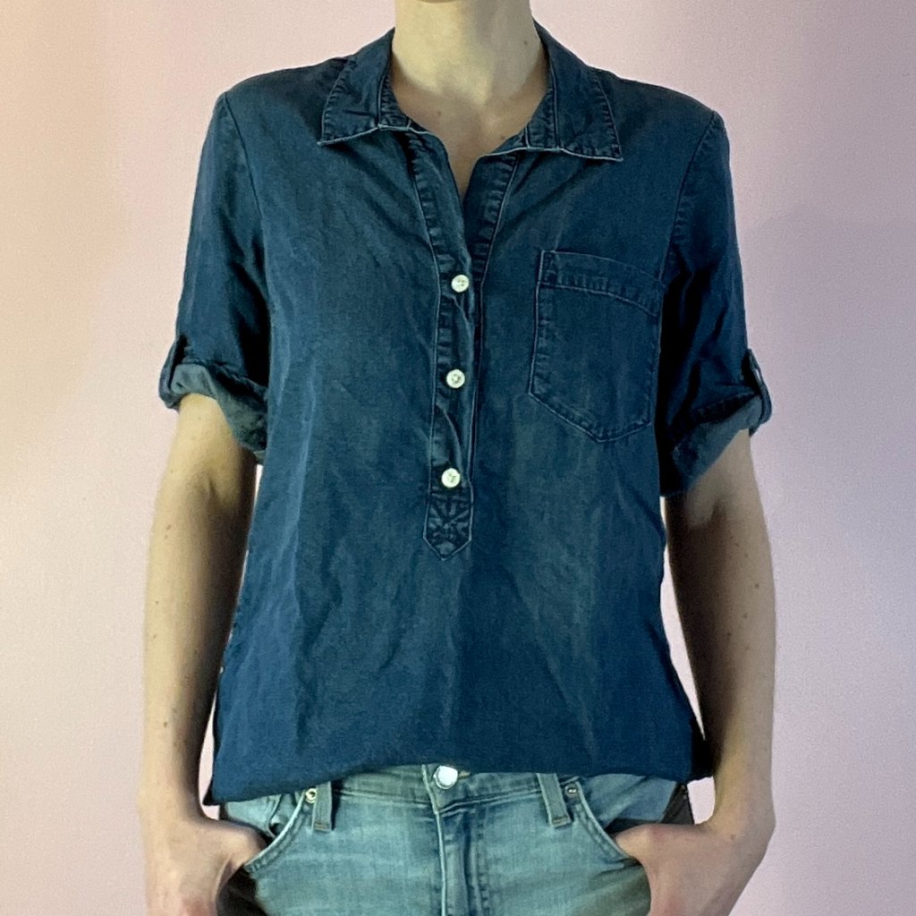 Lucky Brand Denim Blouse